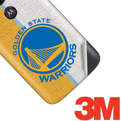 NBA Golden State Warriors Canvas Moto E5 Play Skin